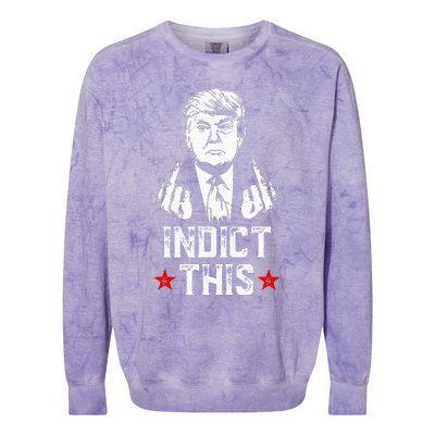 Donald Trump Indict This Political Arrest For Republican Colorblast Crewneck Sweatshirt