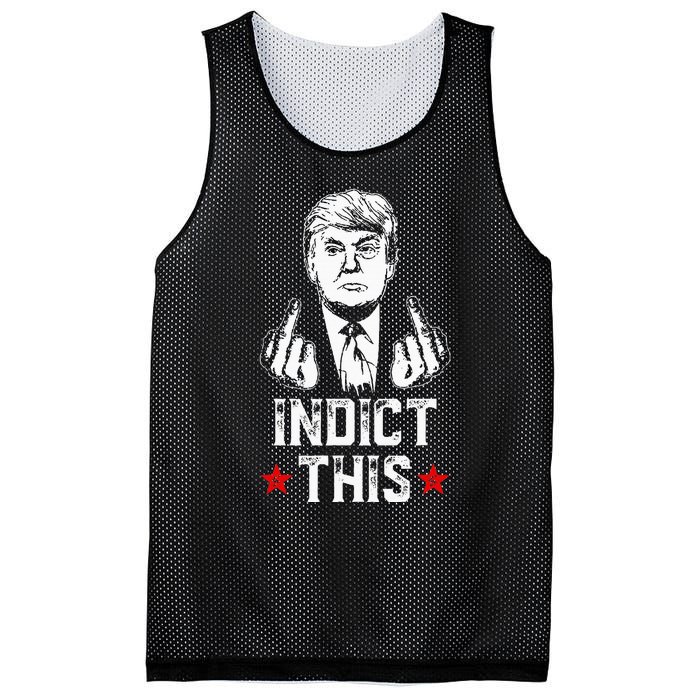 Donald Trump Indict This Political Arrest For Republican Mesh Reversible Basketball Jersey Tank