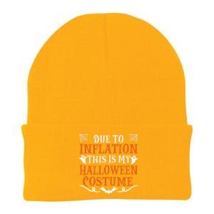 Due To Inflation This Is My Halloween Costume Economy Knit Cap Winter Beanie