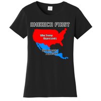 Donald Trump Illegal Build The Wall America First Women's T-Shirt