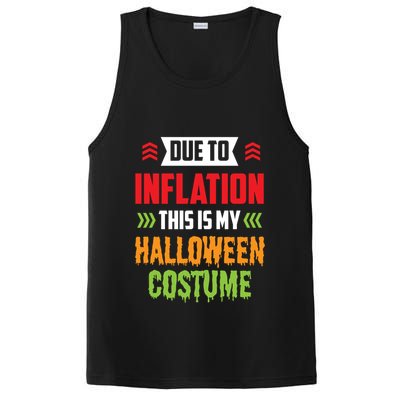 Due To Inflation This Is My Halloween Costume Stagflation Gift PosiCharge Competitor Tank