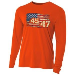 Donald Trump Inauguration Day 2025 47th Cooling Performance Long Sleeve Crew