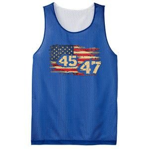 Donald Trump Inauguration Day 2025 47th Mesh Reversible Basketball Jersey Tank