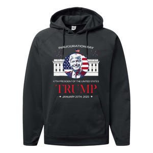 Donald Trump Inauguration Day 2025 Madam 47th President 47 Performance Fleece Hoodie