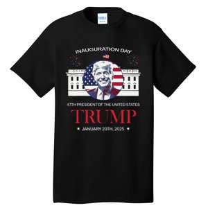 Donald Trump Inauguration Day 2025 Madam 47th President 47 Tall T-Shirt