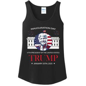 Donald Trump Inauguration Day 2025 Madam 47th President 47 Ladies Essential Tank