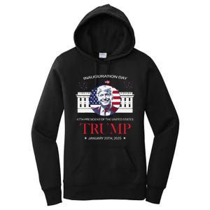 Donald Trump Inauguration Day 2025 Madam 47th President 47 Women's Pullover Hoodie