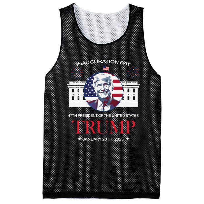 Donald Trump Inauguration Day 2025 Madam 47th President 47 Mesh Reversible Basketball Jersey Tank