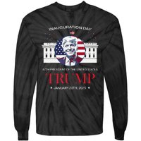 Donald Trump Inauguration Day 2025 Madam 47th President 47 Tie-Dye Long Sleeve Shirt