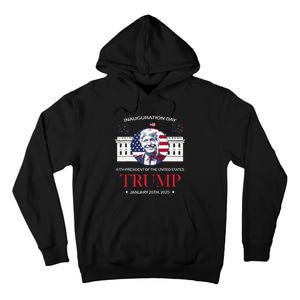 Donald Trump Inauguration Day 2025 Madam 47th President 47 Tall Hoodie