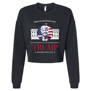 Donald Trump Inauguration Day 2025 Madam 47th President 47 Cropped Pullover Crew