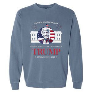 Donald Trump Inauguration Day 2025 Madam 47th President 47 Garment-Dyed Sweatshirt