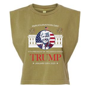 Donald Trump Inauguration Day 2025 Madam 47th President 47 Garment-Dyed Women's Muscle Tee