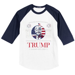 Donald Trump Inauguration Day 2025 Madam 47th President 47 Baseball Sleeve Shirt