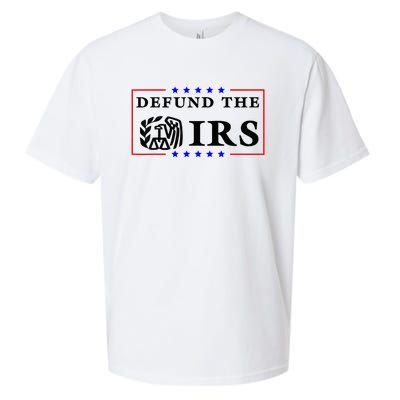 Defund The IRS Funny Humour Defund The IRS Sueded Cloud Jersey T-Shirt