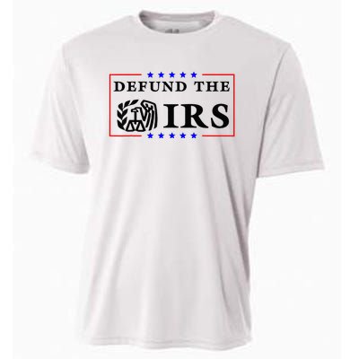 Defund The IRS Funny Humour Defund The IRS Cooling Performance Crew T-Shirt