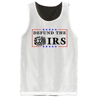 Defund The IRS Funny Humour Defund The IRS Mesh Reversible Basketball Jersey Tank