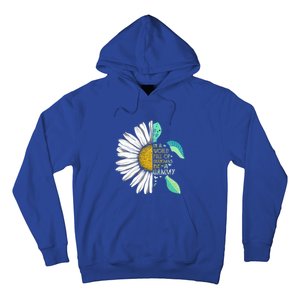 Daisy Turtle In A World Full Of Grandmas Be A Gammy Funny Gift Hoodie