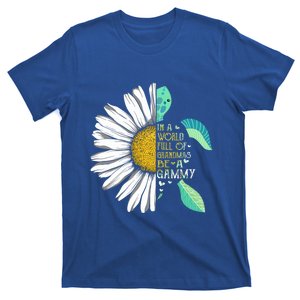 Daisy Turtle In A World Full Of Grandmas Be A Gammy Funny Gift T-Shirt