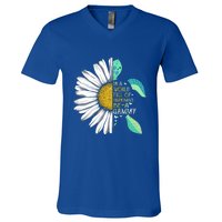 Daisy Turtle In A World Full Of Grandmas Be A Gammy Funny Gift V-Neck T-Shirt