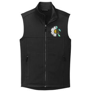 Daisy Turtle In A World Full Of Grandmas Be A Gammy Funny Gift Collective Smooth Fleece Vest