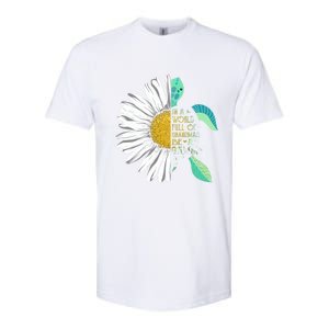 Daisy Turtle In A World Full Of Grandmas Be A Gammy Funny Gift Softstyle CVC T-Shirt