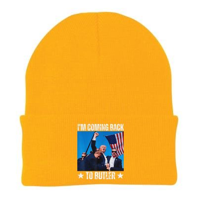 Donald Trump I’M Coming Back To Butler Vote Trump Knit Cap Winter Beanie