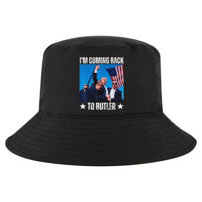 Donald Trump I’M Coming Back To Butler Vote Trump Cool Comfort Performance Bucket Hat