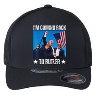 Donald Trump I’M Coming Back To Butler Vote Trump Flexfit Unipanel Trucker Cap