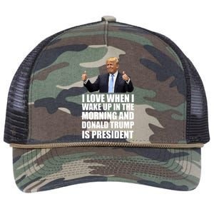 Donald Trump Is My President Retro Rope Trucker Hat Cap