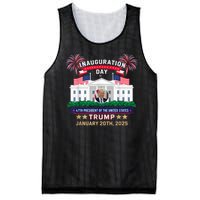 Donald Trump Inauguration Day 2025 47th President 47 Us Flag Mesh Reversible Basketball Jersey Tank