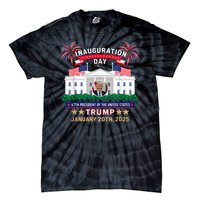 Donald Trump Inauguration Day 2025 47th President 47 Us Flag Tie-Dye T-Shirt