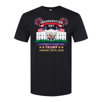 Donald Trump Inauguration Day 2025 47th President 47 Us Flag Softstyle CVC T-Shirt