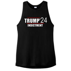 Donald TRUMP Indictment 2024 Ladies PosiCharge Tri-Blend Wicking Tank