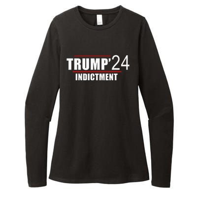 Donald TRUMP Indictment 2024 Womens CVC Long Sleeve Shirt