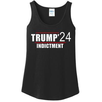 Donald TRUMP Indictment 2024 Ladies Essential Tank