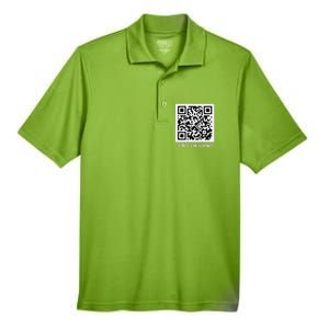 Donald Trump Is Your President Qr Trump Code Gift Men's Origin Performance Pique Polo