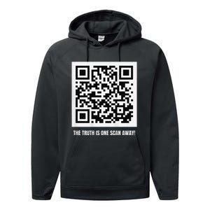 Donald Trump Is Your President Qr Trump Code Gift Performance Fleece Hoodie