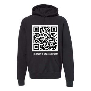 Donald Trump Is Your President Qr Trump Code Gift Premium Hoodie