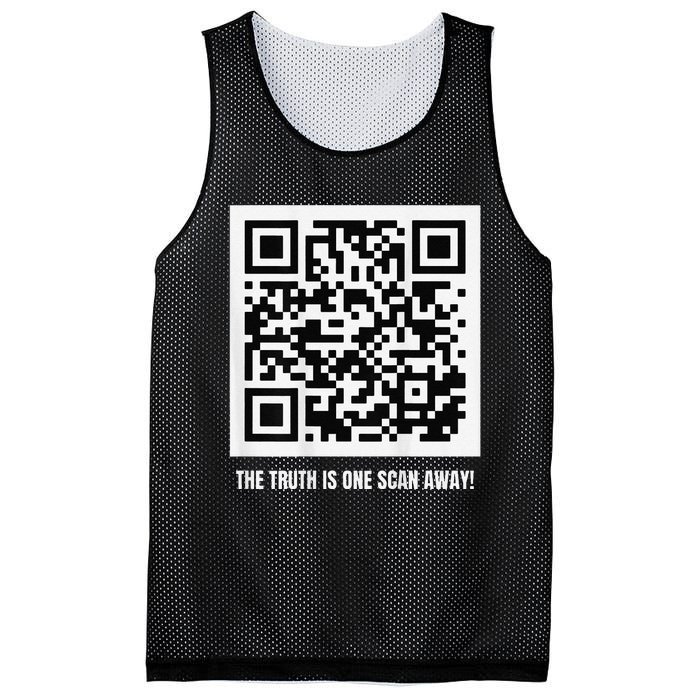 Donald Trump Is Your President Qr Trump Code Gift Mesh Reversible Basketball Jersey Tank