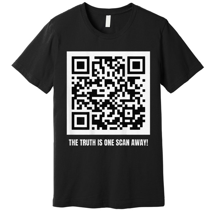 Donald Trump Is Your President Qr Trump Code Gift Premium T-Shirt