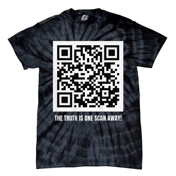 Donald Trump Is Your President Qr Trump Code Gift Tie-Dye T-Shirt