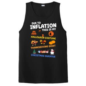 Due To Inflation This Is My Halloween Thanksgiving Christmas PosiCharge Competitor Tank