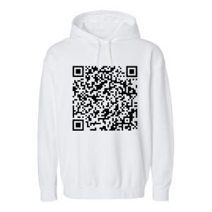 Donald Trump Is Your President Qr Trump (On Back) Garment-Dyed Fleece Hoodie