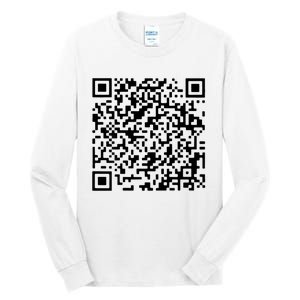 Donald Trump Is Your President Qr Trump (On Back) Tall Long Sleeve T-Shirt