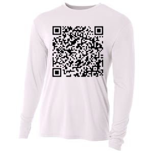 Donald Trump Is Your President Qr Trump (On Back) Cooling Performance Long Sleeve Crew