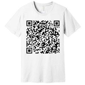 Donald Trump Is Your President Qr Trump (On Back) Premium T-Shirt