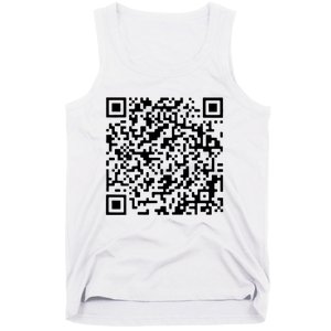 Donald Trump Is Your President Qr Trump (On Back) Tank Top