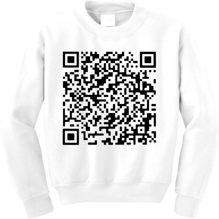 Donald Trump Is Your President Qr Trump (On Back) Kids Sweatshirt