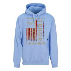 Donald Trump Inauguration Day 2025 47th President 47 Us Flag Unisex Surf Hoodie